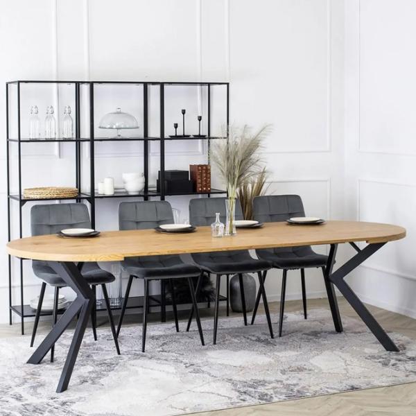 Scaun de bucătărie Mebel Elite Peru Velur/ Gray Black photo 7