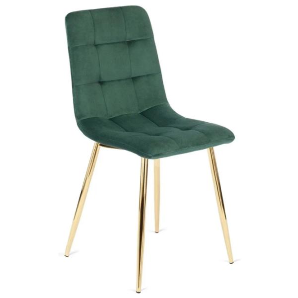 Scaun de bucătărie Mebel Elite York Velur/ Green Gold photo 1