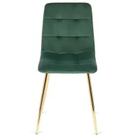 Кухонный стул Mebel Elite York Велюр/ Зеленый Золотой photo 2