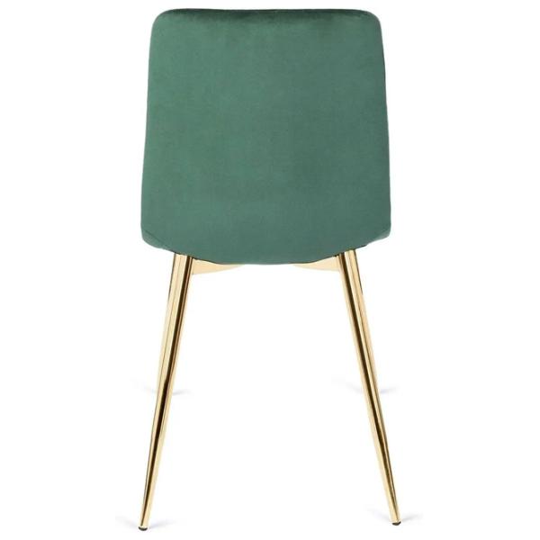 Scaun de bucătărie Mebel Elite York Velur/ Green Gold photo 4