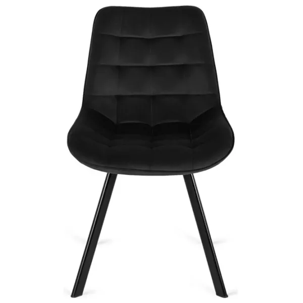 Scaun de bucătărie Mebel Elite Rick Velur/ Black Black photo 2