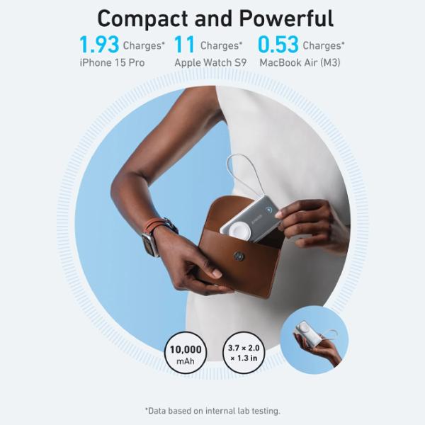 Power Bank Anker MagGo 10000 mAh/ White photo 7