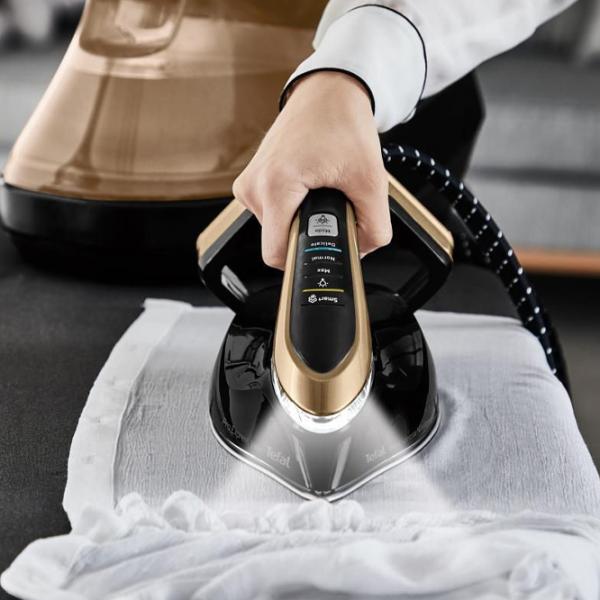 Fier de călcat Tefal Pro Express Vision Cu generator de aburi / 3000 W / Gold photo 5