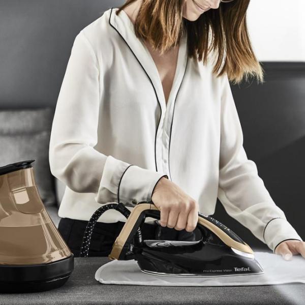 Fier de călcat Tefal Pro Express Vision Cu generator de aburi / 3000 W / Gold photo 9