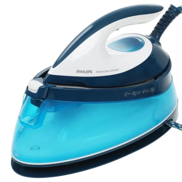 Fier de călcat Philips GC7840/20 Cu generator de aburi / 2400 W / Blue photo 2