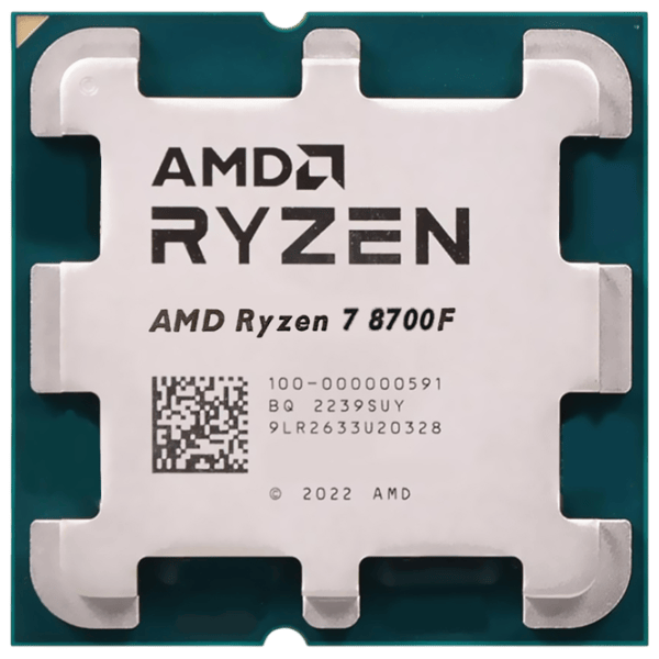 Процессор AMD Ryzen 7 8700F Tray AM5 / 4.10 ГГц - 5.00 ГГц photo 1