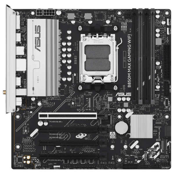 Материнская плата Asus B850M MAX GAMING WIFI mATX / AMD B850M photo 1