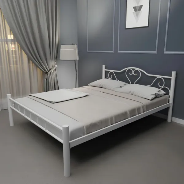 Кровать Evger K-50 160 x 200 см / Металл / Белый photo 2