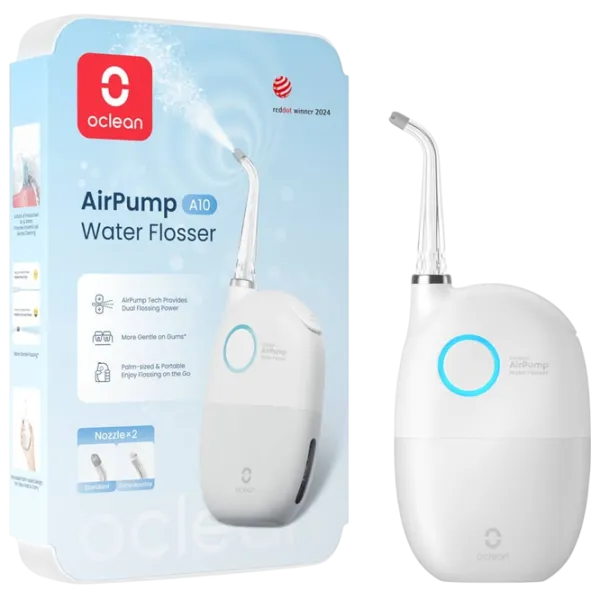 Оральный ирригатор Oclean A10 Водой под давлением / Серый photo 2