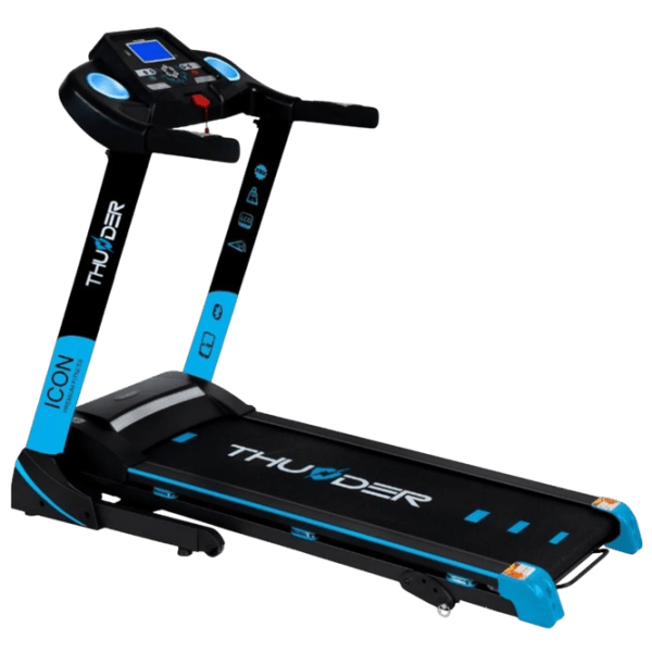 Bandă de alergat Thunder ICON-BLACK 17 km/h / 140 kg / Blue photo 1