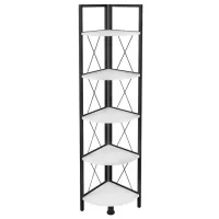Стеллаж Bofigo 15-15-01 159.5 x 33.5 x 33.5см cm / ЛДСП / Black