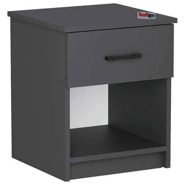 Noptiere Bofigo 19-01 -08 54.1 x 44.6 x 44.3 / PAL / Antracite photo 1
