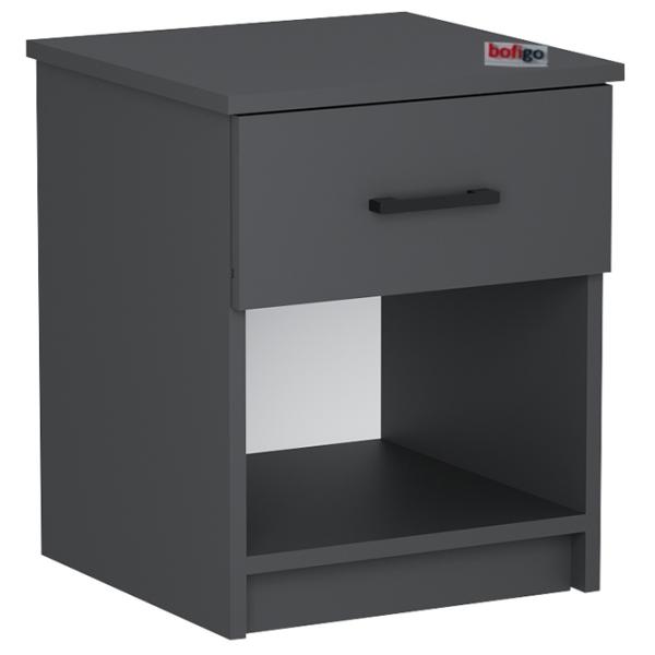 Noptiere Bofigo 19-01 -08 54.1 x 44.6 x 44.3 / PAL / Antracite photo 1