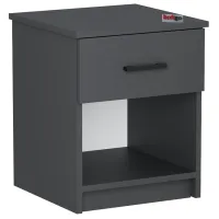 Тумбочки Bofigo 19-01 -08 54.1 x 44.6 x 44.3см / ЛДСП / Антрацит