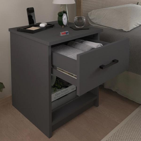 Noptiere Bofigo 19-01 -08 54.1 x 44.6 x 44.3 / PAL / Antracite photo 4