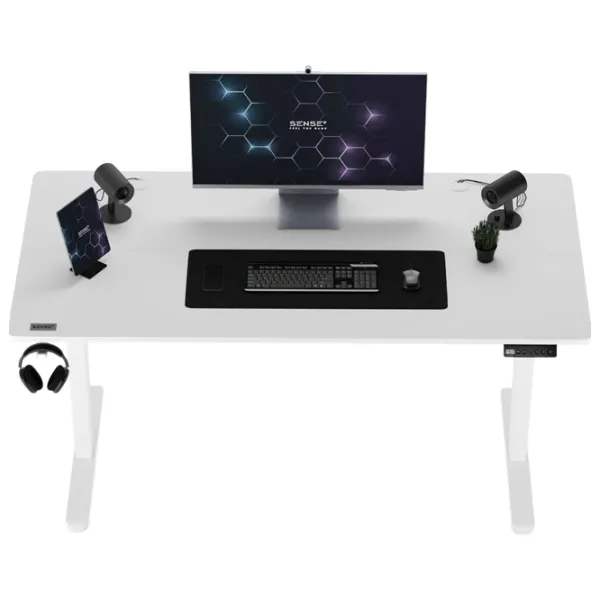 Офисный стол SENSE7 Nojo ДСП/ Белый photo 5