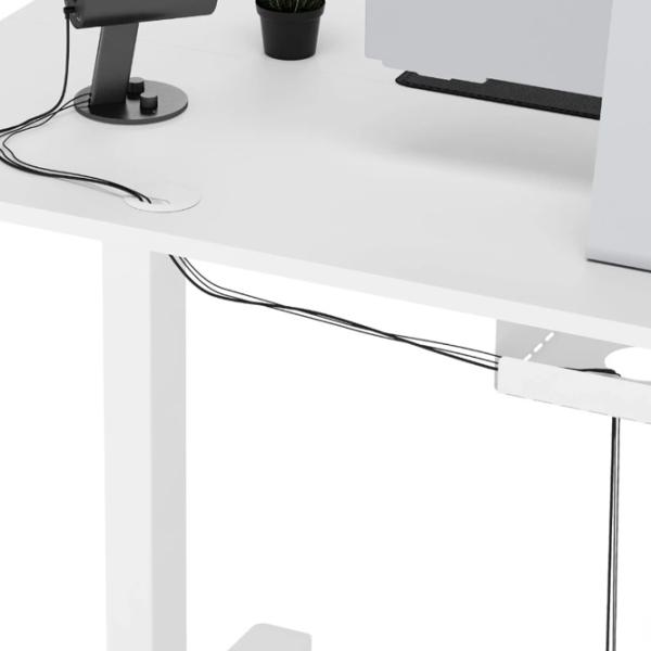 Офисный стол SENSE7 Nojo ДСП/ Белый photo 6