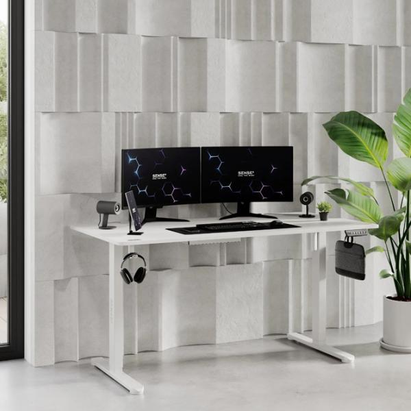 Офисный стол SENSE7 Nojo ДСП/ Белый photo 9