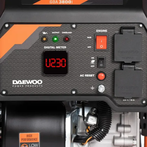 Генератор Daewoo GDA 3800i 220 В Бензин / 3.5 кВт photo 9
