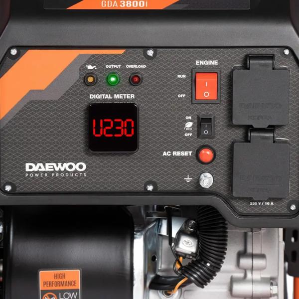 Генератор Daewoo GDA 3800i 220 В Бензин / 3.5 кВт photo 9