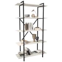 Etajeră Bofigo 15-14-01 159.6 x 90 x 29.7 cm / PAL / Black