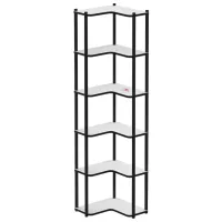 Etajeră Bofigo 15-45-01 187 x 47 x 47 cm / PAL / Black