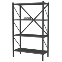 Стеллаж Bofigo 15-09-08 120 x 66 x 35см cm / ЛДСП / Black