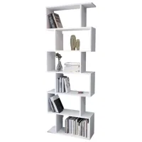 Стеллаж Bofigo 15-60-01 190.2 x 80 x 25см cm / ЛДСП / White