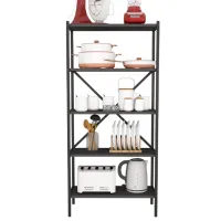 Etajeră Bofigo 13-05-08 157 x 66 x 35.2 cm / PAL / Black