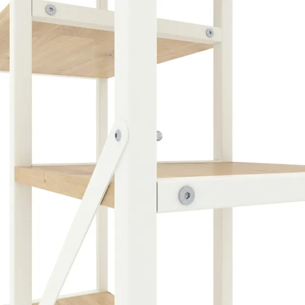 Etajeră Nex Home Loft Cascade 178 x 70 x 30 cm / Metal / White photo 4