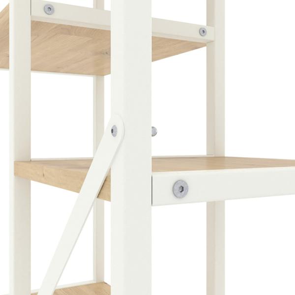 Etajeră Nex Home Loft Cascade 178 x 70 x 30 cm / Metal / White photo 4