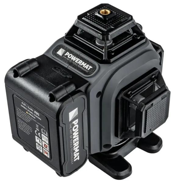 Лазерный нивелир Powermat PM-PLK-4DM3 Линейный / Аккумулятор photo 4