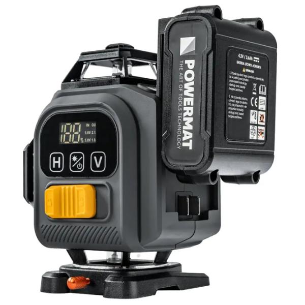 Лазерный нивелир Powermat PM-PLK-4DM3 Линейный / Аккумулятор photo 5