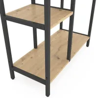 Etajeră Nex Home Loft Cascade 109 x 70 x 30 cm / PAL / Black photo 2