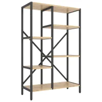 Стеллаж Nex Home Loft Cascade 109 x 70 x 30см cm / ЛДСП / Black