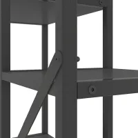 Etajeră Nex Home Loft Cascade 109 x 70 x 30 cm / PAL / Anthracite photo 3