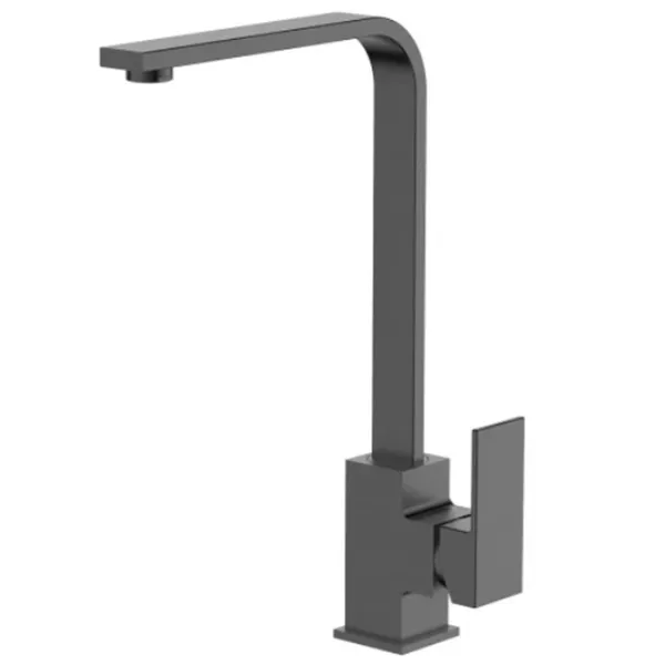 Baterie pentru bucătărie SanDonna NERA Mono comandă / Pivotantă / Oțel inoxidabil / Gunmetal photo 1