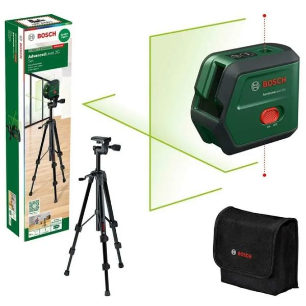 Лазерный нивелир Bosch AdvancedLevel 2G Линейный / Аккумулятор photo 4