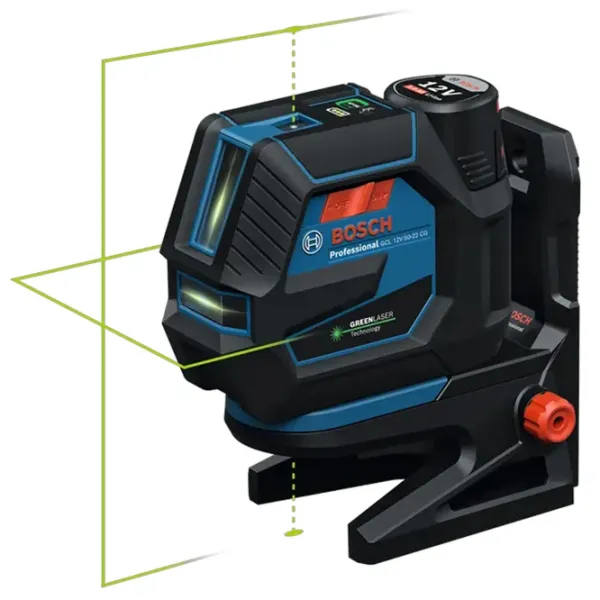 Лазерный нивелир Bosch GCL 12V-50-22 CG Линейный / Батарейки photo 1