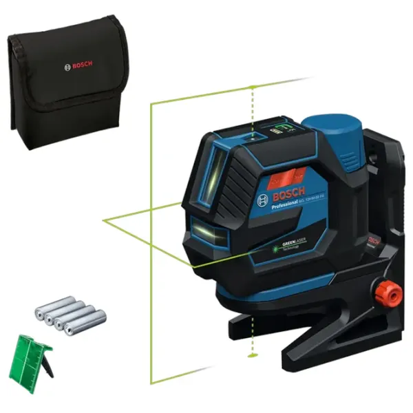 Лазерный нивелир Bosch GCL 12V-50-22 CG Линейный / Батарейки photo 2