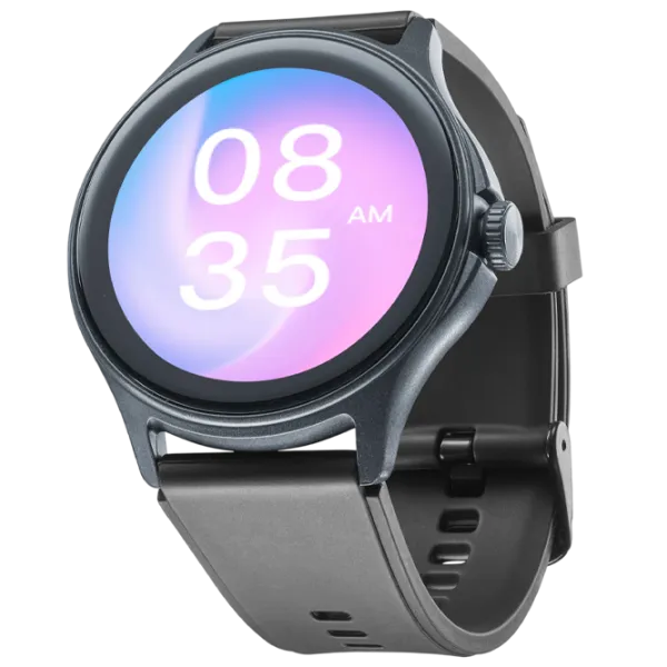Ceas inteligent Cellularline Ion Pro Round  1.38" / 47 mm / Black - Black / BTIONWATCHPRORK photo 1