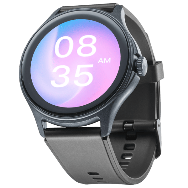 Ceas inteligent Cellularline Ion Pro Round  1.38" / 47 mm / Black - Black / BTIONWATCHPRORK photo 1