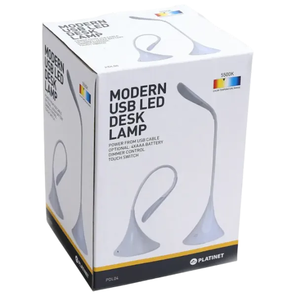 Lampă LED Platinet PDL04B White photo 3