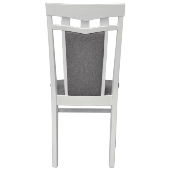 Set masă și scaune Evelin HV-31N White + 4 Deepa R White Ovală / PAL / Gray photo 3