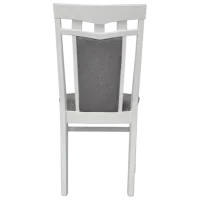 Обеденные стол со стульями Evelin HV-31N White + 4 Deepa R White Овальная / ДСП / Серый photo 3