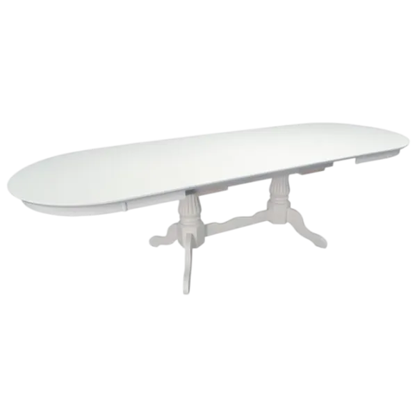 Set masă și scaune Evelin HV-33V + 10 HV-3167 Ovală / PAL / White photo 2