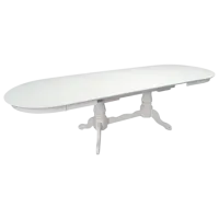 Set masă și scaune Evelin HV-33V + 10 HV-3167 Ovală / PAL / White photo 2