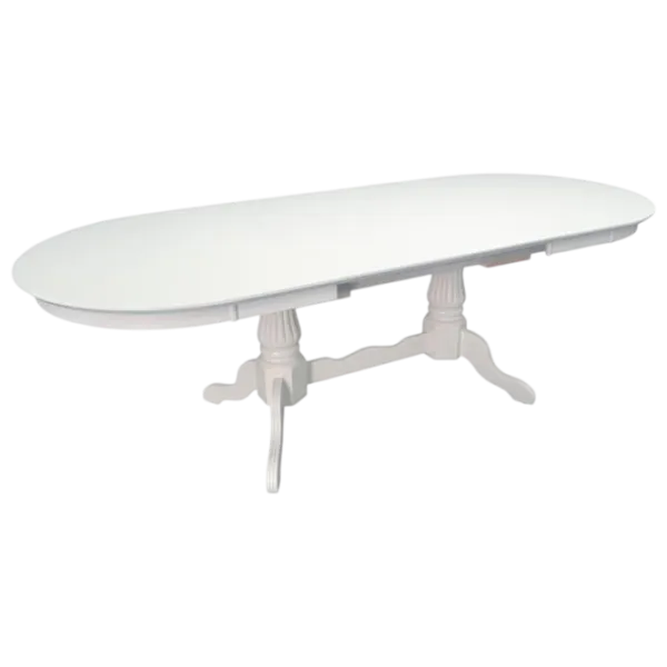 Set masă și scaune Evelin HV-33V + 10 HV-3167 Ovală / PAL / White photo 3