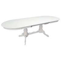 Set masă și scaune Evelin HV-33V + 10 HV-3167 Ovală / PAL / White photo 3
