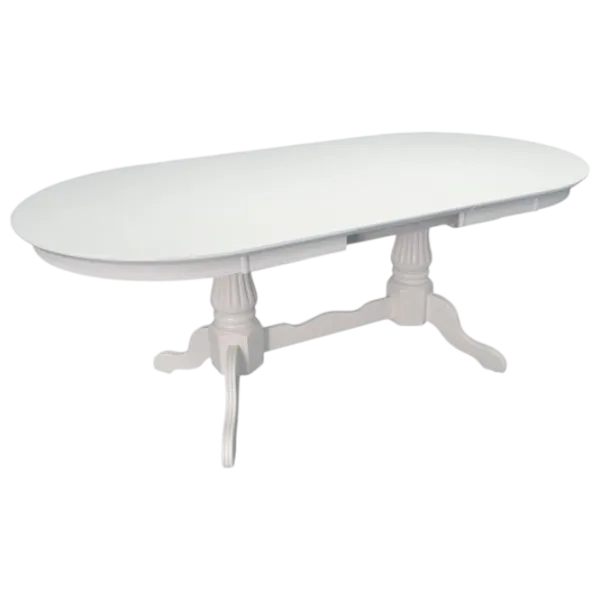 Set masă și scaune Evelin HV-33V + 10 HV-3167 Ovală / PAL / White photo 4